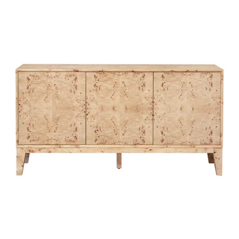 Elwood 3 Door Sideboard - Light Burl