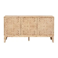 Elwood 3 Door Sideboard - Light Burl