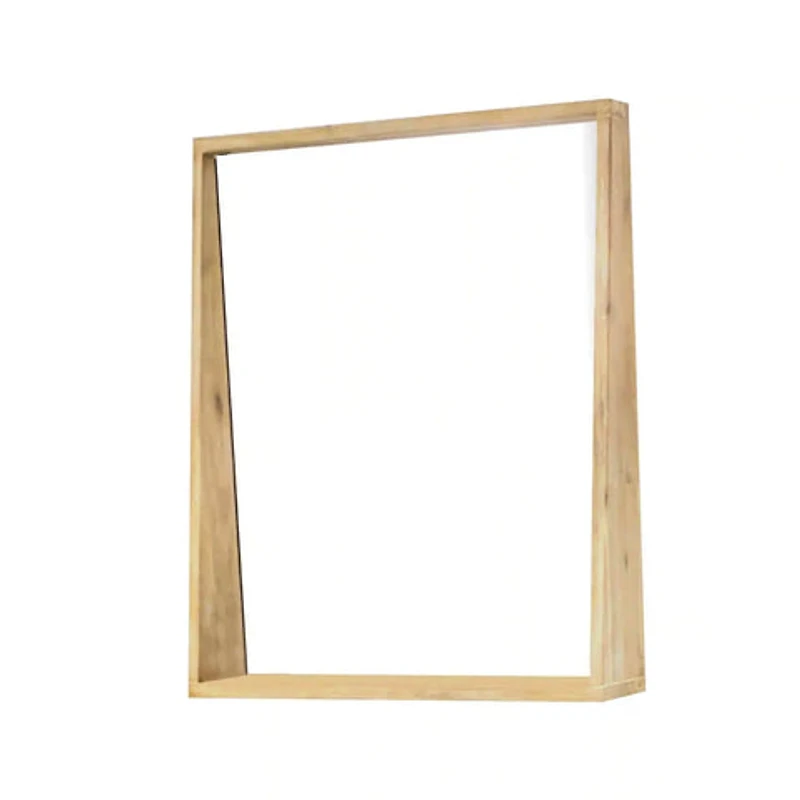 Elvyn Mirror W28 inch - Solid Acacia Frame