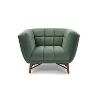 Kitsilano Accent Chair - Premium Velvet Green