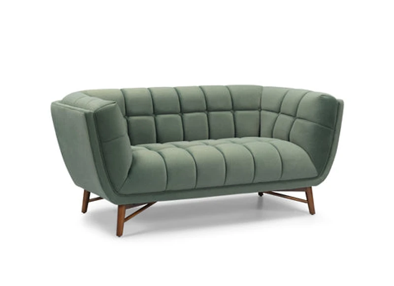 Kitsilano Loveseat - Premium Velvet Green