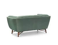 Kitsilano Loveseat - Premium Velvet Green