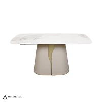 Maiia Ceramic Top Dining Table