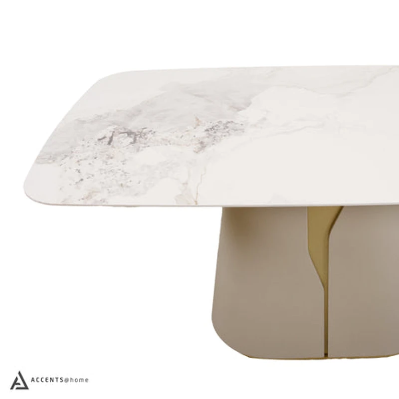 Maiia Ceramic Top Dining Table