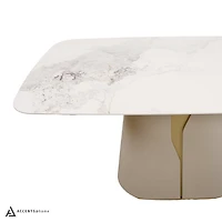 Maiia Ceramic Top Dining Table