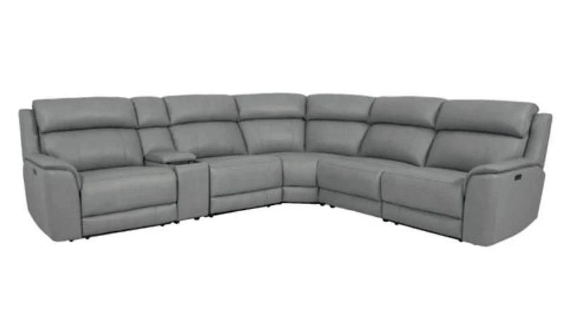 Matheo Genuine Leather Modular Recliner Sectional