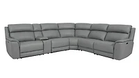 Matheo Genuine Leather Modular Recliner Sectional