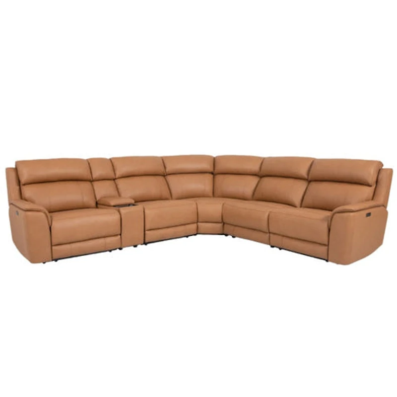 Matheo Genuine Leather Modular Recliner Sectional