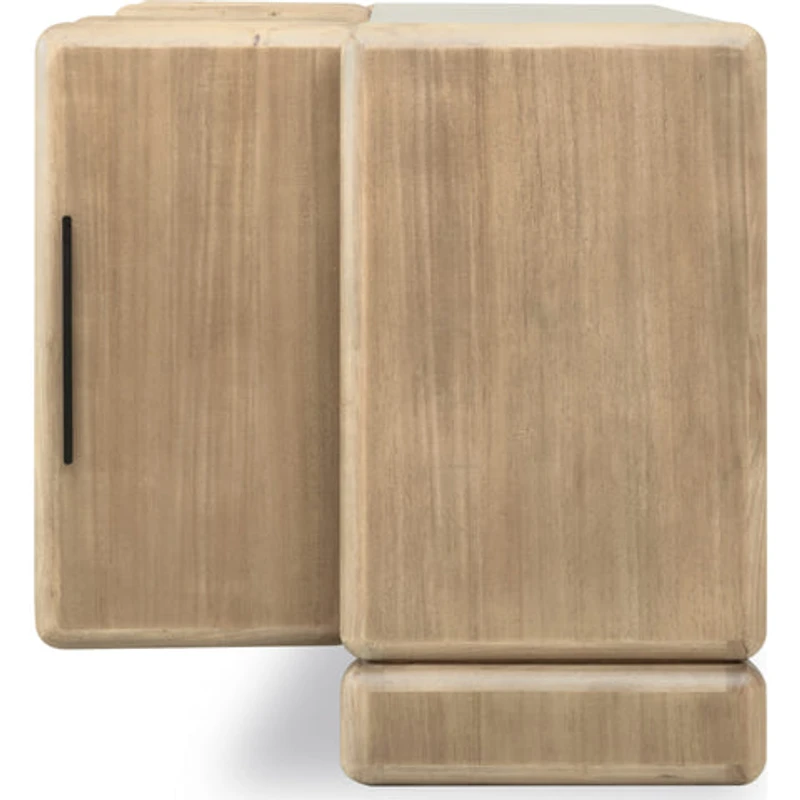 Nia 4-Door Acacia Wood Sideboard — Lioness Finish