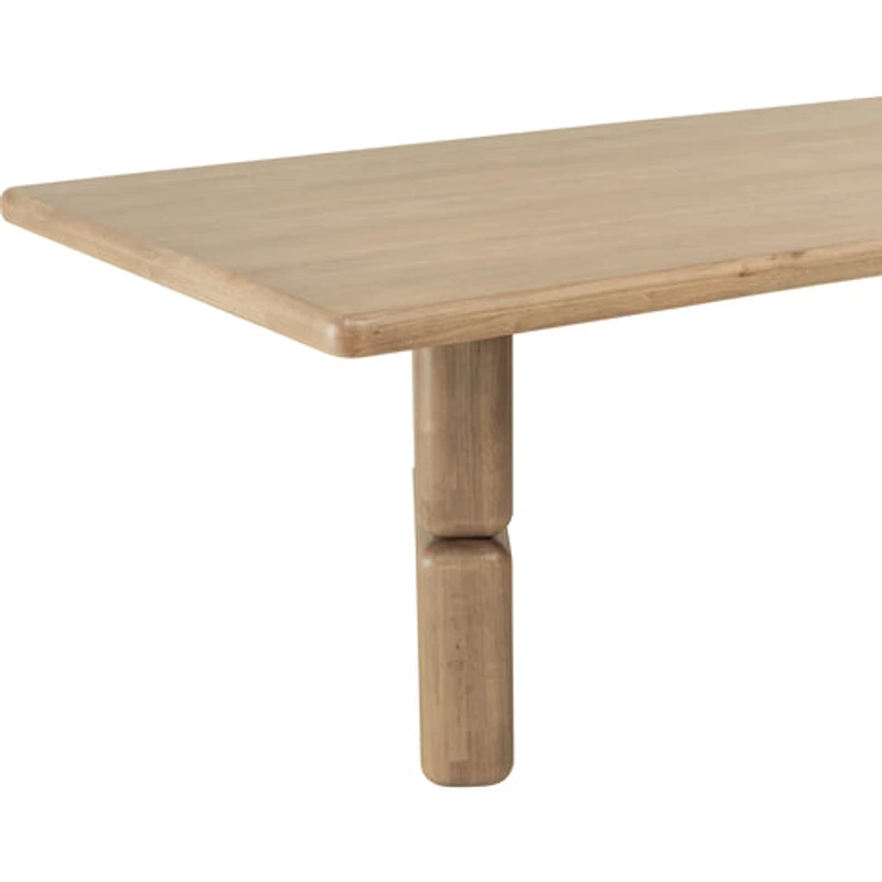 Nia Rectangular Acacia Wood Dining Table – Lioness Finish