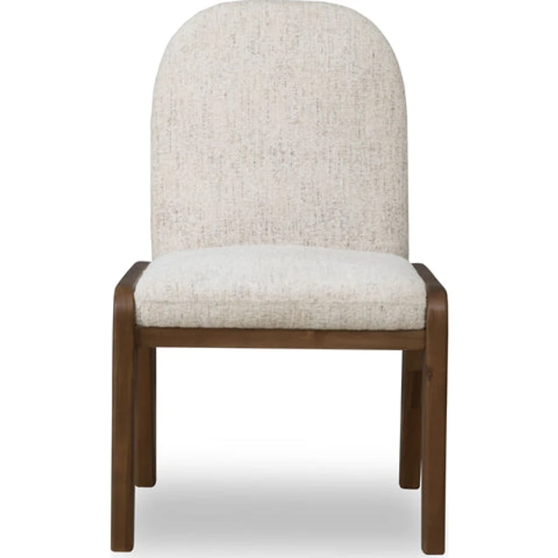 Xolani Chenille Upholstered Dining Chair in Chinchilla and Impala