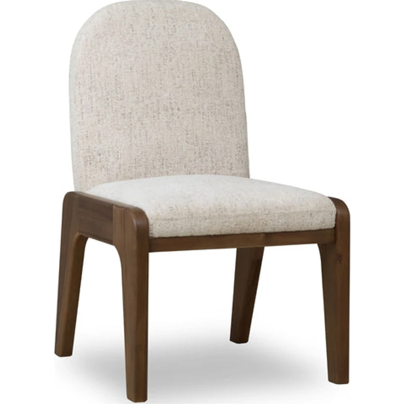 Xolani Chenille Upholstered Dining Chair in Chinchilla and Impala