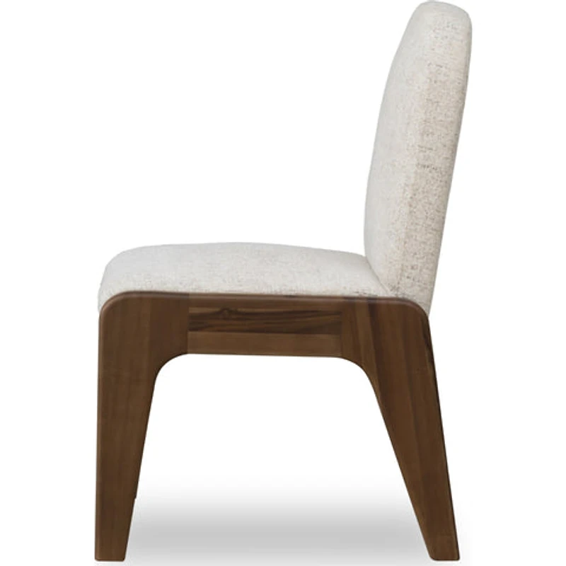 Xolani Chenille Upholstered Dining Chair in Chinchilla and Impala