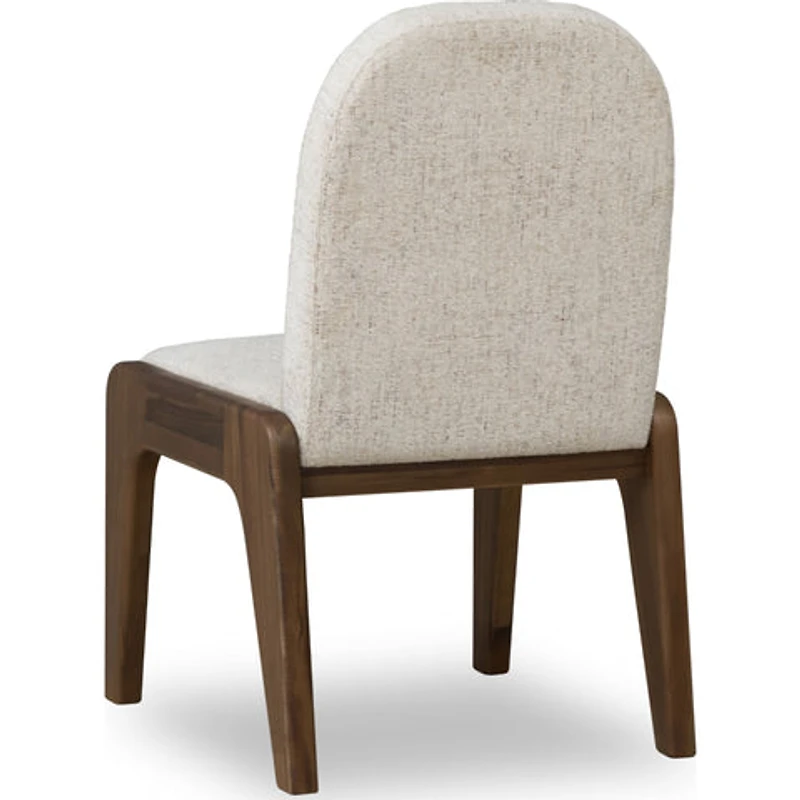 Xolani Chenille Upholstered Dining Chair in Chinchilla and Impala