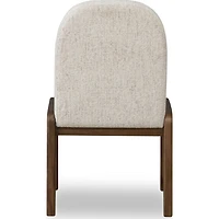 Xolani Chenille Upholstered Dining Chair in Chinchilla and Impala