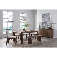 Xolani Chenille Upholstered Dining Chair in Chinchilla and Impala