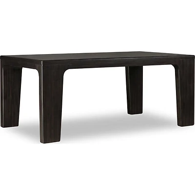Zamba Rectangular Acacia Wood Dining Table – Jaguar Finish