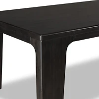 Zamba Rectangular Acacia Wood Dining Table – Jaguar Finish
