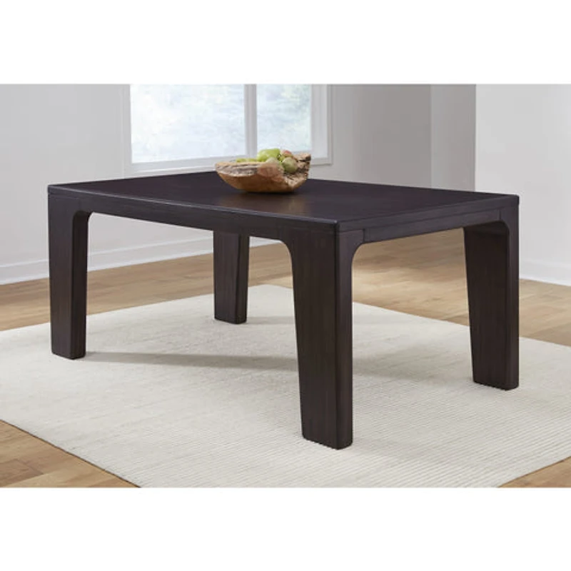 Zamba Rectangular Acacia Wood Dining Table – Jaguar Finish