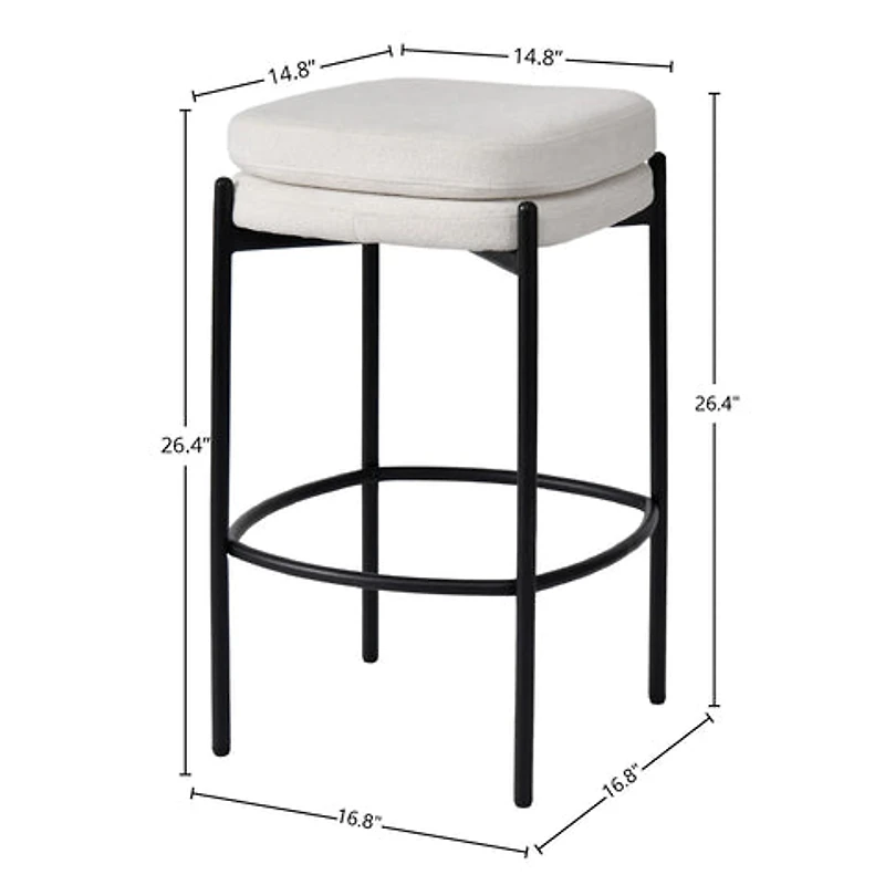 Brindle Counter Stool Oatmeal