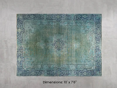 Namaste Rug - Blue/Green 10' x 7'6"
