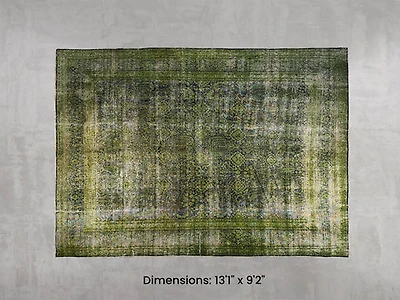 Namaste Rug - Green 13'1" x 9'2"