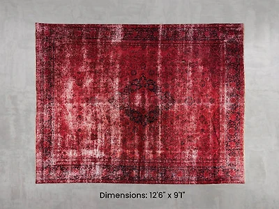 Namaste Rug - Red 12'6" x 9'1"