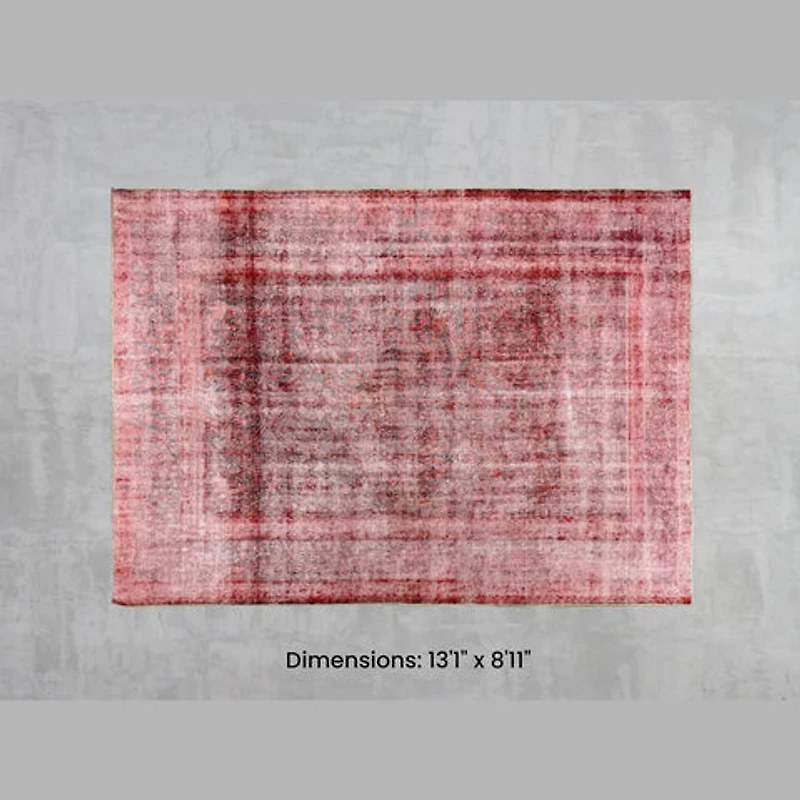 Namaste Rug - Red 13'1" x 8'11"