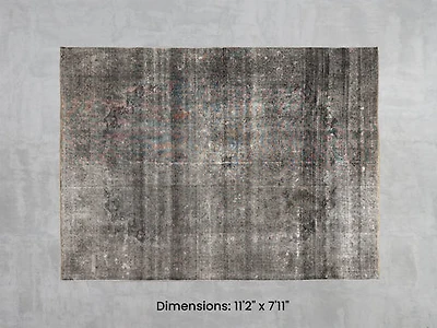 Namaste Rug - Grey 11'2" x 7'11"