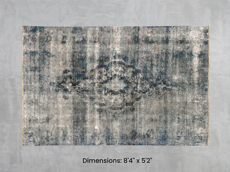 Namaste Rug - Light Blue 8'4" x 5'2"