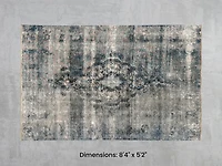 Namaste Rug - Light Blue 8'4" x 5'2"