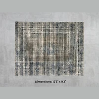 Namaste Rug - Blue/Brown 12'6" x 9'3"