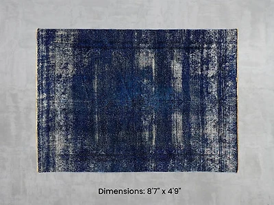 Namaste Rug - Blue 8'7" x 4'9"