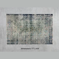 Namaste Rug - Blue/Green 7'7" x 4'10"