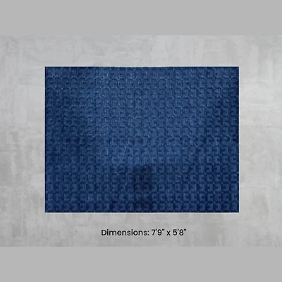 Namaste Rug - Blue 7'9" x 5'8"