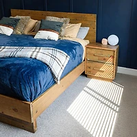 Dovian Nightstand - Dark Driftwood