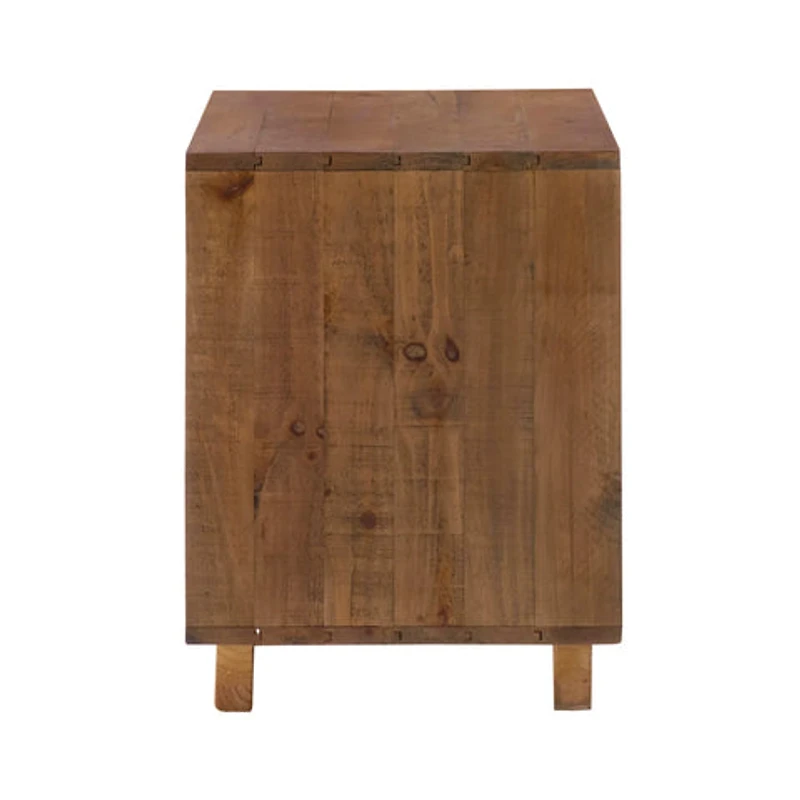 Dovian Nightstand - Dark Driftwood