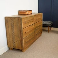 Dovian 6 Drawer Dresser - Dark Driftwood