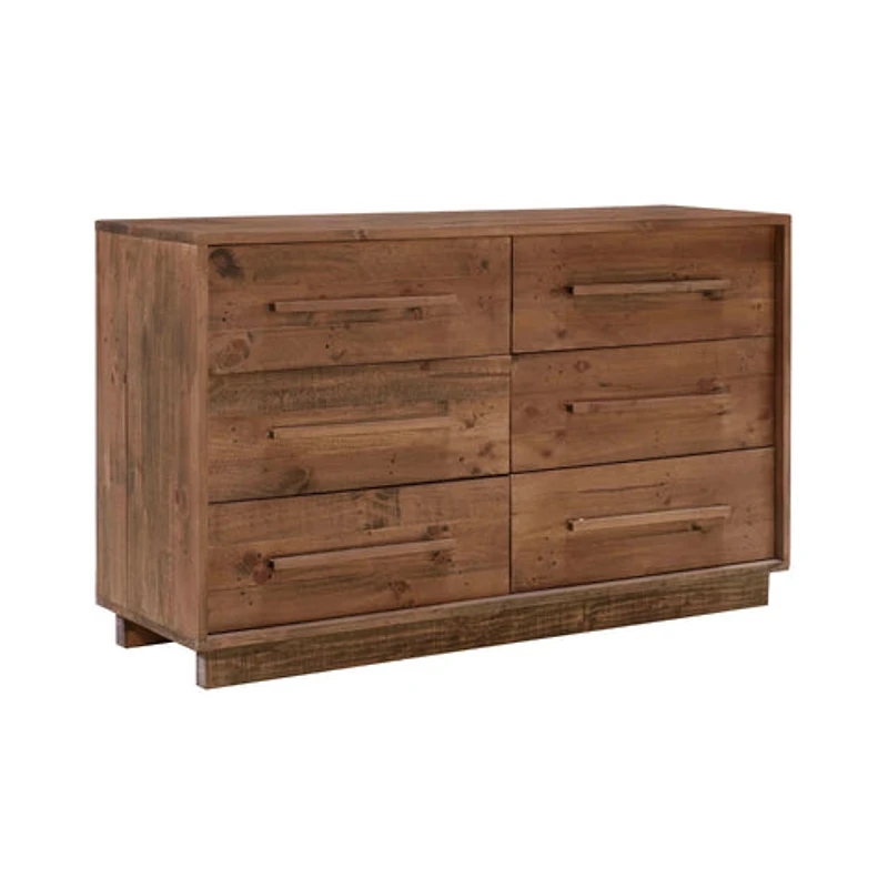 Dovian 6 Drawer Dresser - Dark Driftwood