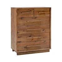 Dovian 6 Drawer Chest - Dark Driftwood