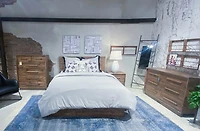 Dovian 6 Drawer Chest - Dark Driftwood