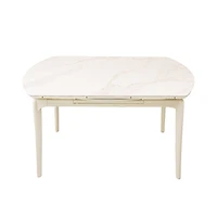 Naomi Sintered Stone Extendable Round Dining Table