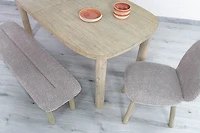 Delora Bench Oatmeal