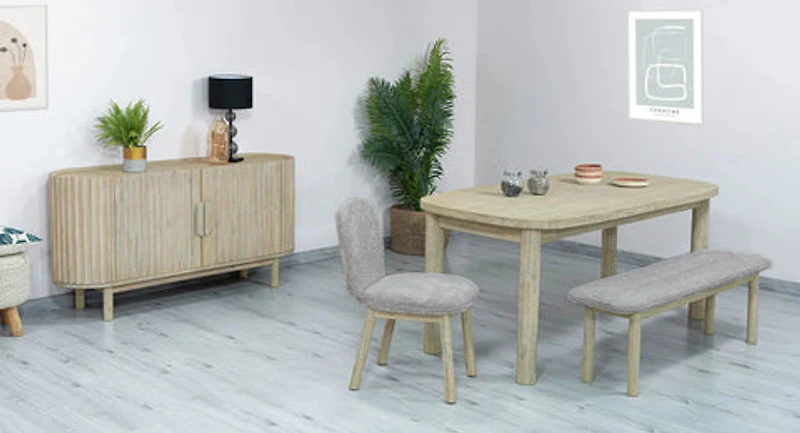 Delora Bench Oatmeal