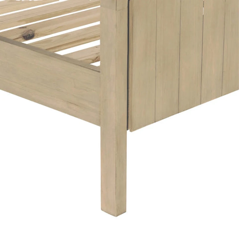 Fremont Bed - Scrubbed Teak