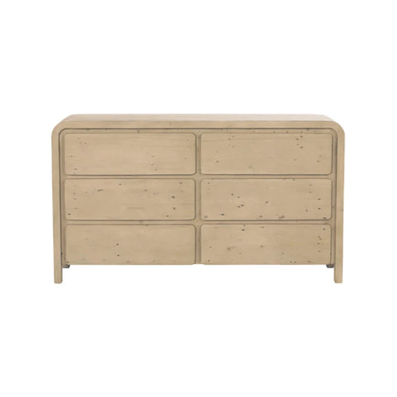 Fremont 6 Drawer Dresser - Scrubbed Teak