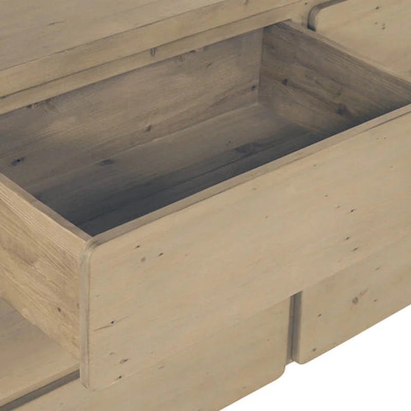 Fremont 6 Drawer Dresser - Scrubbed Teak