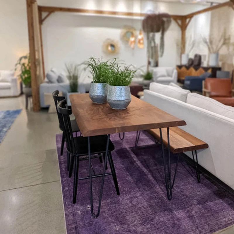 Torvis Dining Table– Matte Brown