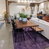 Torvis Dining Table– Matte Brown