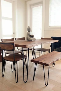 Torvis Dining Table– Matte Brown